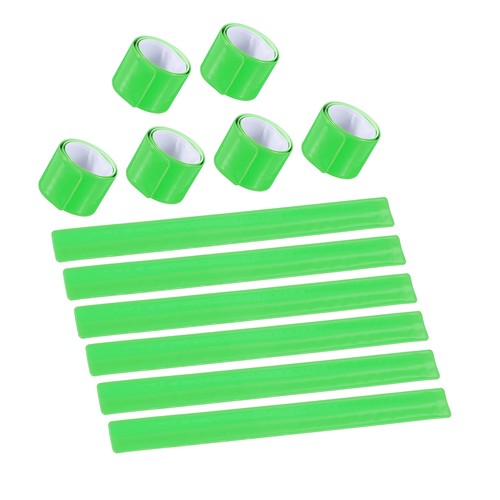 12pcs reflective slap bands - 12pcs,