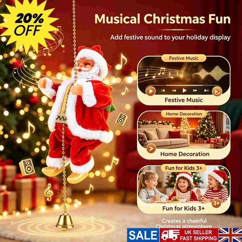 Electric climbing santa claus - electric,
