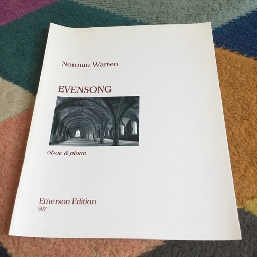 Evensong oboe piano rare - evensong,