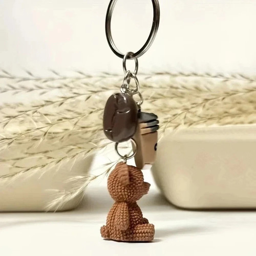 Cute brown bear - cute, plush