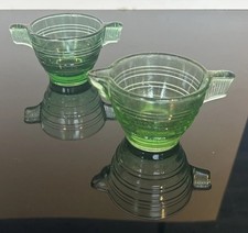 Art Deco Depression Green
