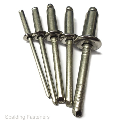 Stainless steel pop - stainless, rivets