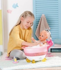 BABY BORN DOLL PINK  WORKING BATH AND SHOWER HEAD - BATH TUB BRAND NEW