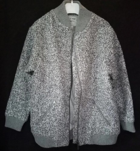 Girls jacket heavy tweed - girls,