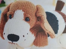 KNITTING PATTERN DOG  DK TOY