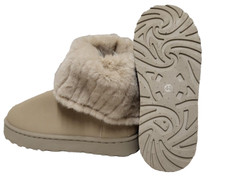 Chunky Boots Faux Fur Trim