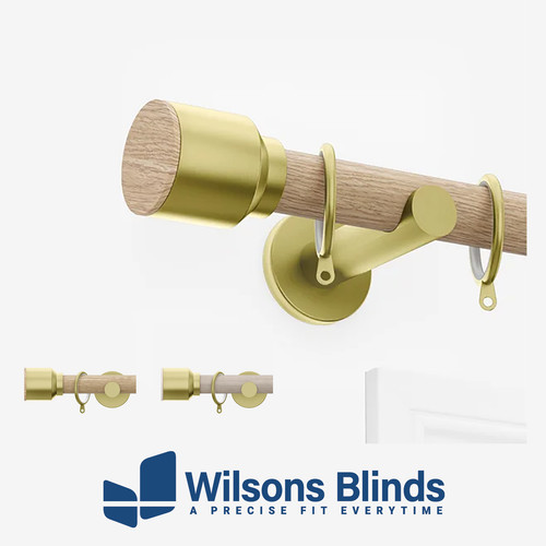 Curtain pole wood - curtain,