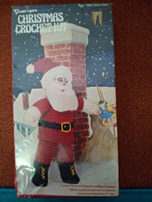 Crochet Set includes:  Vintage Christmas Crochet Kit - Book and Macrame