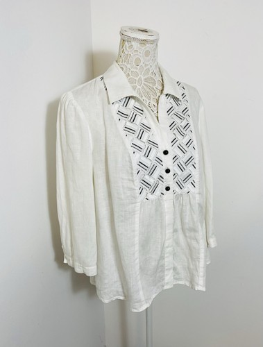 Jaeger linen white - linen, cotton