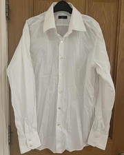 Hugo Boss Cotton Men's Shirt Size 17 - White