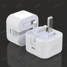 For Original Apple Genuine 20W USB Type-C PD UK Power Adapter Plug fast charger