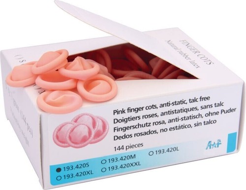 Latex finger protectors - finger, box