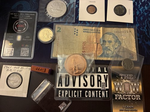 Silver gold junk drawer - gold,