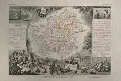 Victor levasseur antique map - levasseur:,
