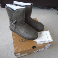 Ugg Meadow Ankle Boots Chocolate Brown Women's UK 6.5 EUR 39 NEW w BOX