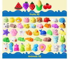 Mini Squishes x 20 - Party Bag Fillers for Kids - Squishy Fidget Toys