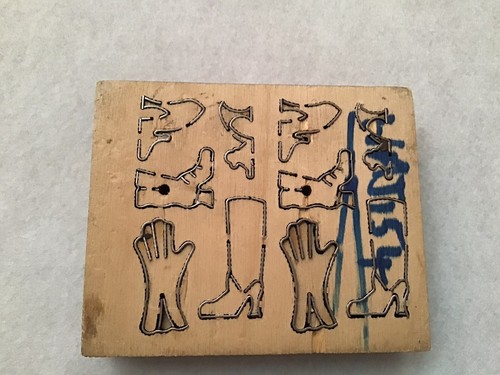 Wooden die cutter - die, shoes