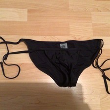 Barcode Berlin Men’s Sexy Swimming String Brief Bikini Black Medium