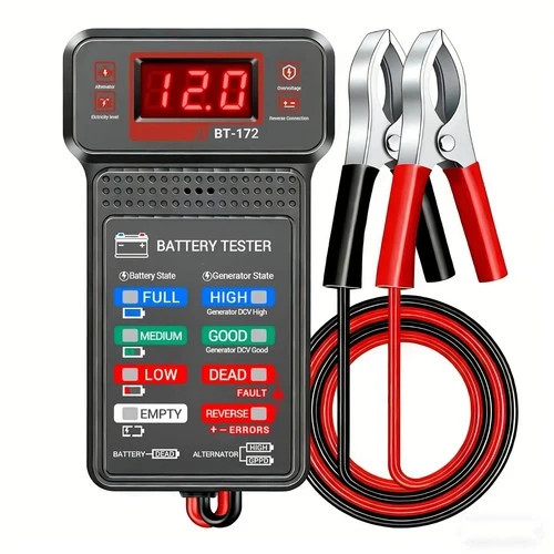 12v car battery tester - battery,