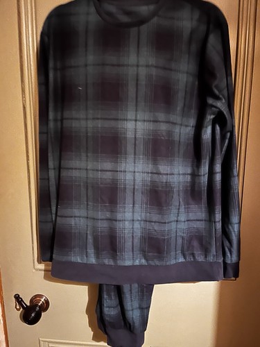 Tartan 2piece men pjs - pjs, size