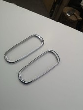 Classic Mini Pickup / Rover P4 Rear Light Chrome Surrounds.