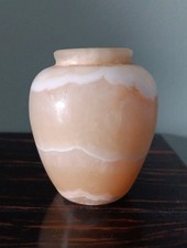 Ancient Egyptian Alabaster Unguentarium kohl jar pot