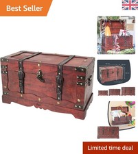 Wooden treasure chest with - treasure,