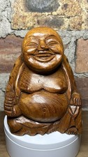 Hand carved thai teak laughing - thai,