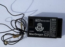 MACGREGOR JR JAPAN REMOTE MJR 338 RC RECEIVER 35 MHZ FM PPM 4-CHANNEL