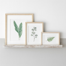 DECORATIVE WHITE STAINED PINE