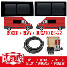 Peugeot Boxer Relay Ducato Driver Sliding & Passenger Sliding Window Kit 2006+