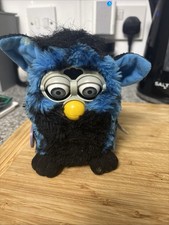 Tiger Blue Furby 1998 Original