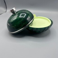 Vintage Revlon Moon Drops Perfume Body Powder Container 6.5 oz Green