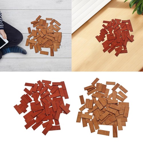 100 pieces dollhouse - 100, flooring