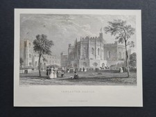 Antique 1845 print - -, lancaster