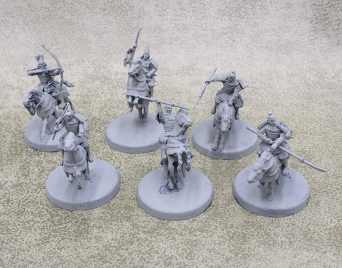 28mm samurai mounted - samurai,