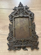 Antique 19th Century Bronze Photo Frame – Neo-Renaissance / Gothic Revival Style