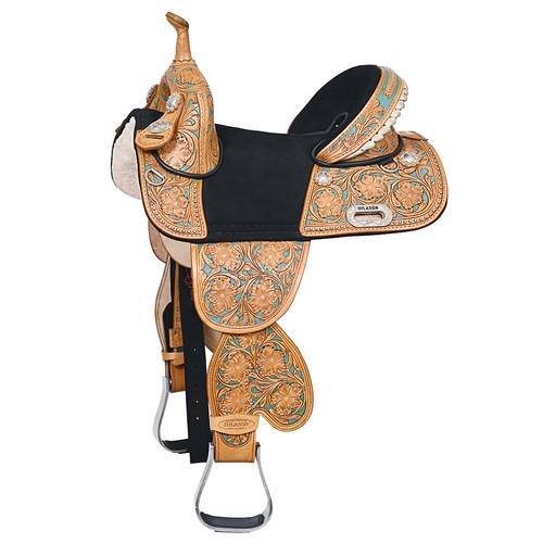 Child treeless western saddle - treeless,