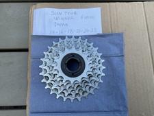 Vintage Bike Japan Suntour Winner 6 Speed Freewheel 14 - 28t Ratio