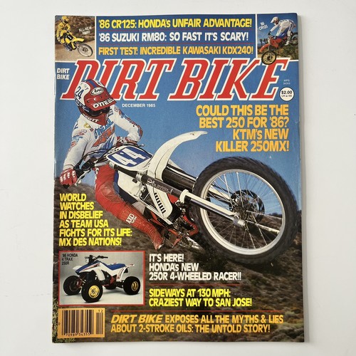 Dirt bike magazine - dirt,