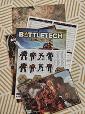 Battletech Beginner item Bundle #1 with map and Standees Catalyst Game Labs