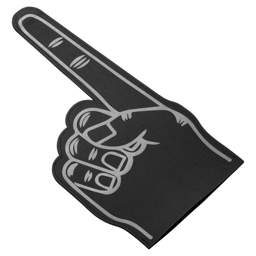 Foam finger inch number - finger,