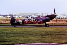 PHOTO  TWIN SEAT SPITFIRE COVENTRY 05-08-1988