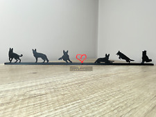 German Shepherd Ornament for dog lover, dog breeder, Alsatian lover gift art.