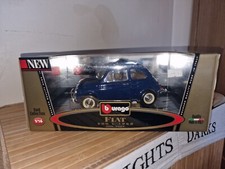 Burago 3327 FIAT 500 L 1968 Die-Cast Car 1/16 Scale GOLD COLLECTION RARE