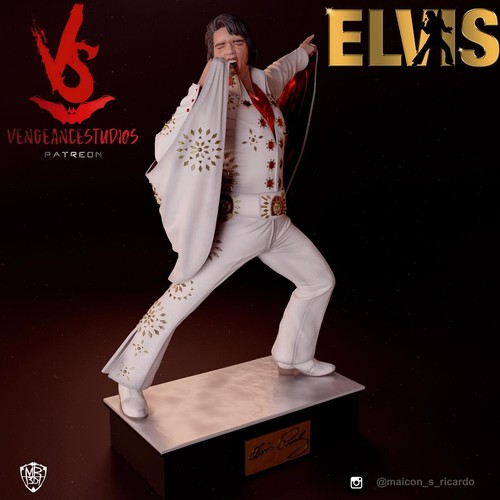 Elvis white suite 3d printed - -,