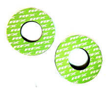 HANDLEBAR GRIPS DONUTS for MOTORCROSS ENDURO OFF ROAD DIRT BIKES RFX GREEN