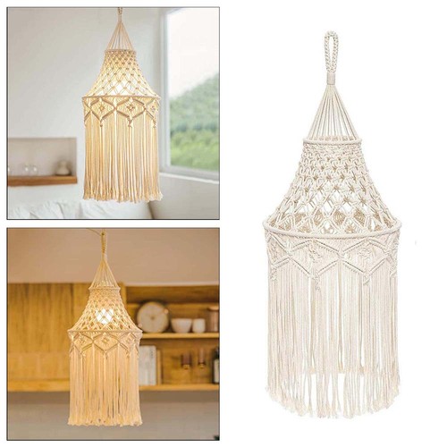 Lamp chimney macrame - lamp,
