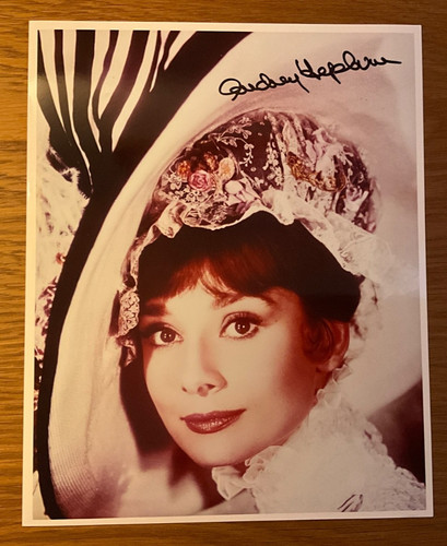Rare audrey hepburn signed - rare,