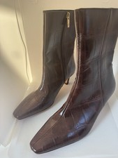 NEW Dune London Brown Croc